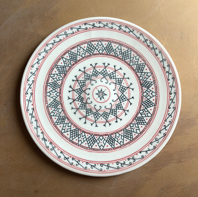 Plat de service style ukrainien